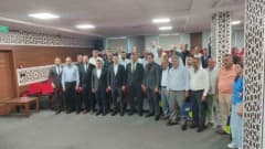 Fırat EDAŞ yetkilileri Bingöl ve Malatya muhtarlarıyla toplantıda enerji altyapısını değerlendiriyor