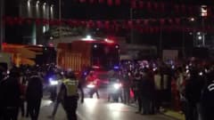 Fransa ve Türkiye milli takımları Kocaeli Stadyumu'nda maç öncesi hazırlık yapıyor