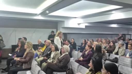 Ankara’da Ganire Paşayeva vefatının 3. yılında düzenlenen anma programından bir kare