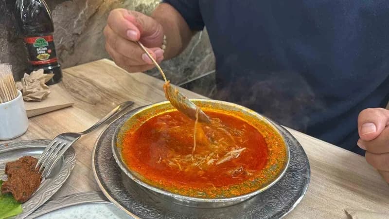 Havalar soğudu, Gaziantep'in doğal antibiyotiği beyrana ilgi arttı