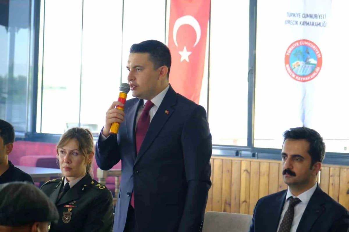 Birecik Kaymakamı Osman Şahin'in konuşması