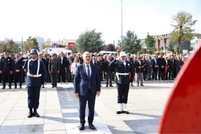 Düzce Anıtpark’ta 19 Eylül Gaziler Günü anma töreninden görüntü