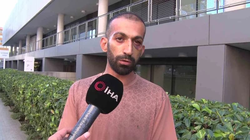 Gaziosmanpaşa’da taciz iddiasıyla darbedilen Ramazan Beleda açıklama yapıyor