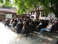 Kastamonu Üniversitesi’nde düzenlenen etkinlikte Gazze’de eğitim zorlukları anlatılıyor