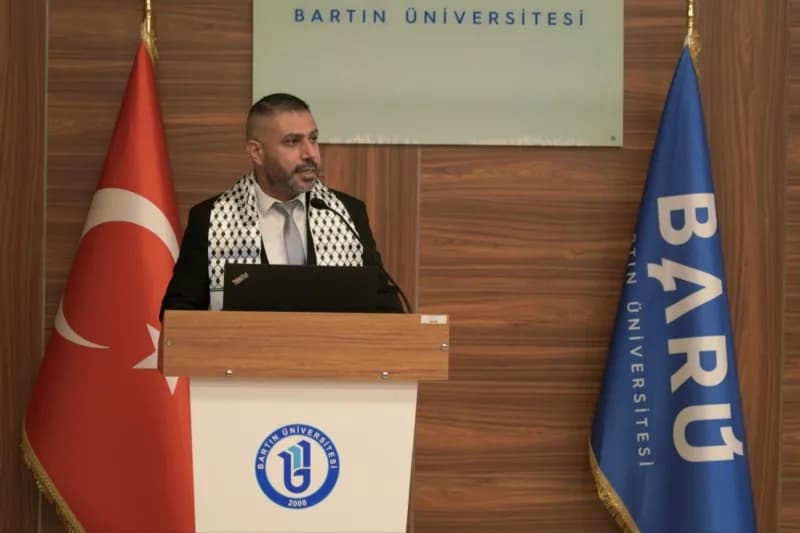 Bartın Üniversitesinin (BARÜ) Bilim Kafe etkinliğinde Gazze’de yaşanan savaşın yükseköğretim üzerindeki etkileri ve öğre