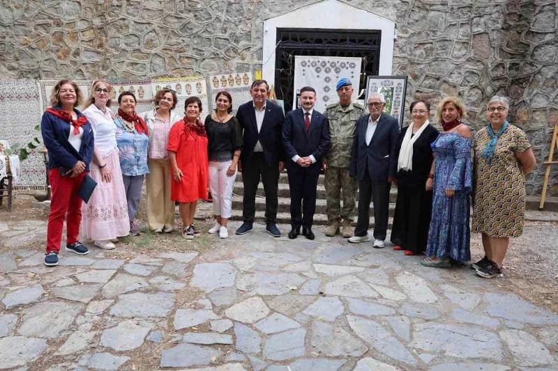 Çanakkale’nin Gökçeada ilçesinde geleneksel el sanatlarının özgün örneklerinden Tokat yazmacılığının yaşatılması ve gele