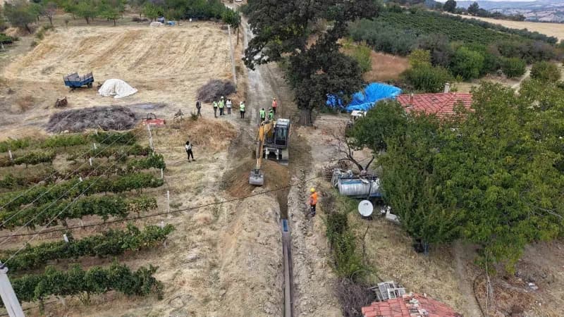Manisa’nın Gördes ilçesinde yıllardır yaşanan içme suyu sorununu çözmek amacıyla hayata geçirilen 120 milyon TL’lik proj