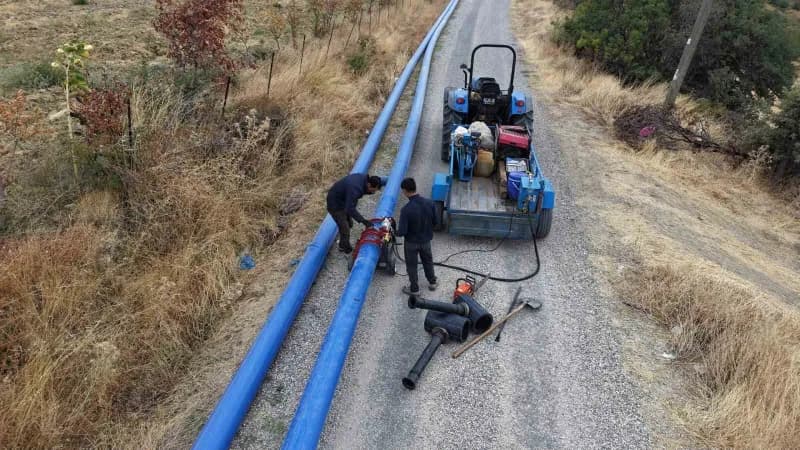 Manisa’nın Gördes ilçesinde yıllardır yaşanan içme suyu sorununu çözmek amacıyla hayata geçirilen 120 milyon TL’lik proj