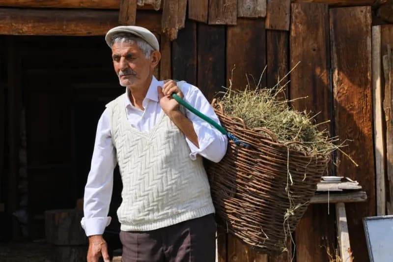 Artvin'de doğuştan görme engelli Kemal ve Süheyla Köse kardeşler, yarım asrı aşkın süredir köy hayatını birlikte omuzlay