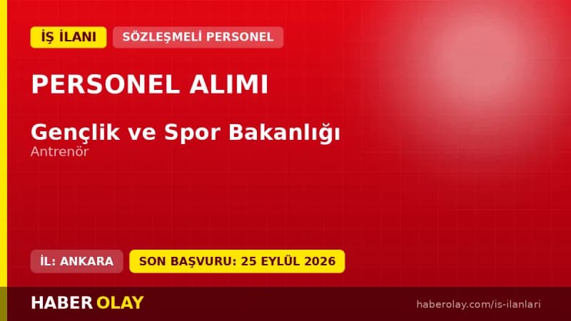 Gençlik ve Spor Bakanlığı sözleşmeli antrenör alımı sözlü sınav bilgileri