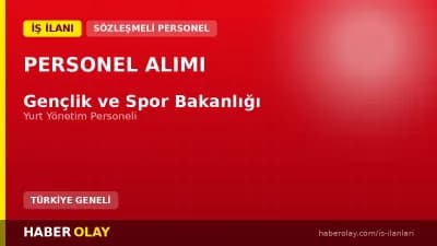 Gençlik ve Spor Bakanlığı 2025 sözleşmeli yurt yönetim personeli alımı sözlü sınav sonuçları ve belge teslim duyurusu