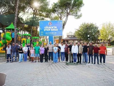Germencik’te yenilenen çocuk oyun parkında Gülben Kayakuş’un adı yaşatılıyor