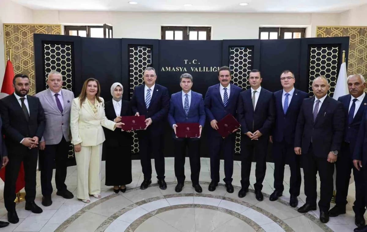 Törene ilişkin valilikten yapılan açıklamada, "İlçemize yeni iş sahası ve istihdam sağlayacak bu büyük kazanımın, Amasya