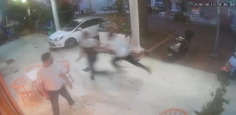 Olaya dair güvenlik kamerası