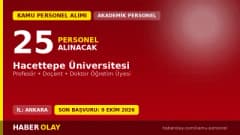 Hacettepe Üniversitesi öğretim üyesi alım ilanı 2026 başvuru detayları ve şartları