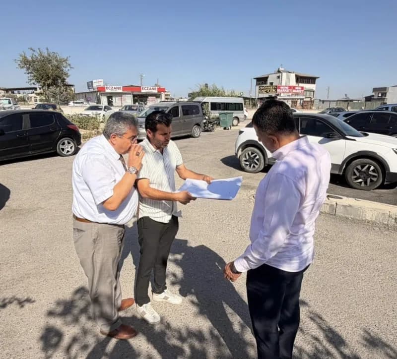 Hatay İl Sağlık Müdürü Dr. Sıtkı Sönmez, Hatay Eğitim ve Araştırma Hastanesi’nde yapılması planlanan mescid alanında inc