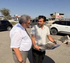 Hatay Eğitim ve Araştırma Hastanesi binası ve çevresi