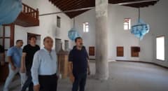 Hatay Valisi Mustafa Masatlı, Antakya’daki Mahremiye ve Şeyh Ali camilerinde devam eden restorasyon çalışmalarını inceli