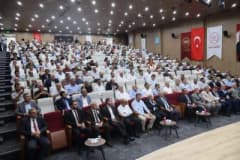 Hatay’da Mevlid-i Nebi Haftası kapsamında Peygamberimiz ve Güzel Ahlak temalı programdan bir kare