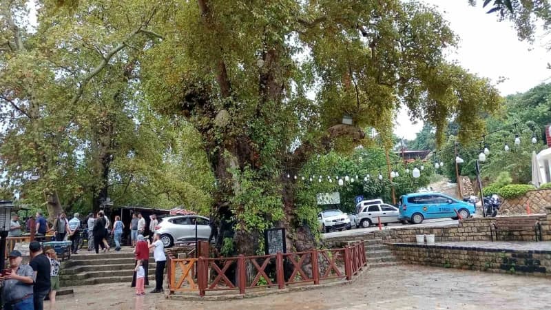 Hatay’ın Samandağ ilçesi Hıdırbey Mahallesi’nde bulunan dere, etkili olan yağışla birlikte taştı. Nehrin taşmasıyla çay