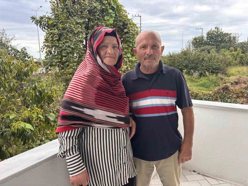 Akbaş çifti, Mısır ziyaretinin ardından Sürmene'ye döndü