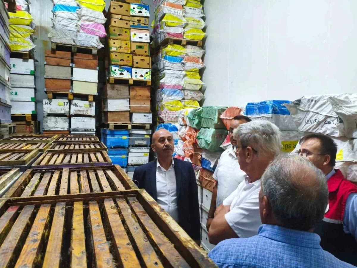 Balıkesir Havran Arı Yetiştiricileri Birliği Soğuk Hava Depolama Tesisi’nde arı ürünlerinin muhafazası