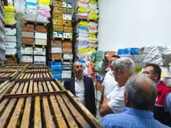 Balıkesir Havran Arı Yetiştiricileri Birliği Soğuk Hava Depolama Tesisi’nde arı ürünlerinin muhafazası