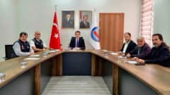 Kütahya Hisarcık Güldüren köyünde yapılacak 50 metreküplük modüler prefabrik içme suyu deposu inşaat alanı