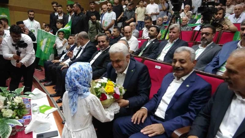 HÜDA PAR Genel Başkanı Zekeriya Yapıcıoğlu, Batman İl Başkanlığı 5. Olağan İl kongresine katıldı