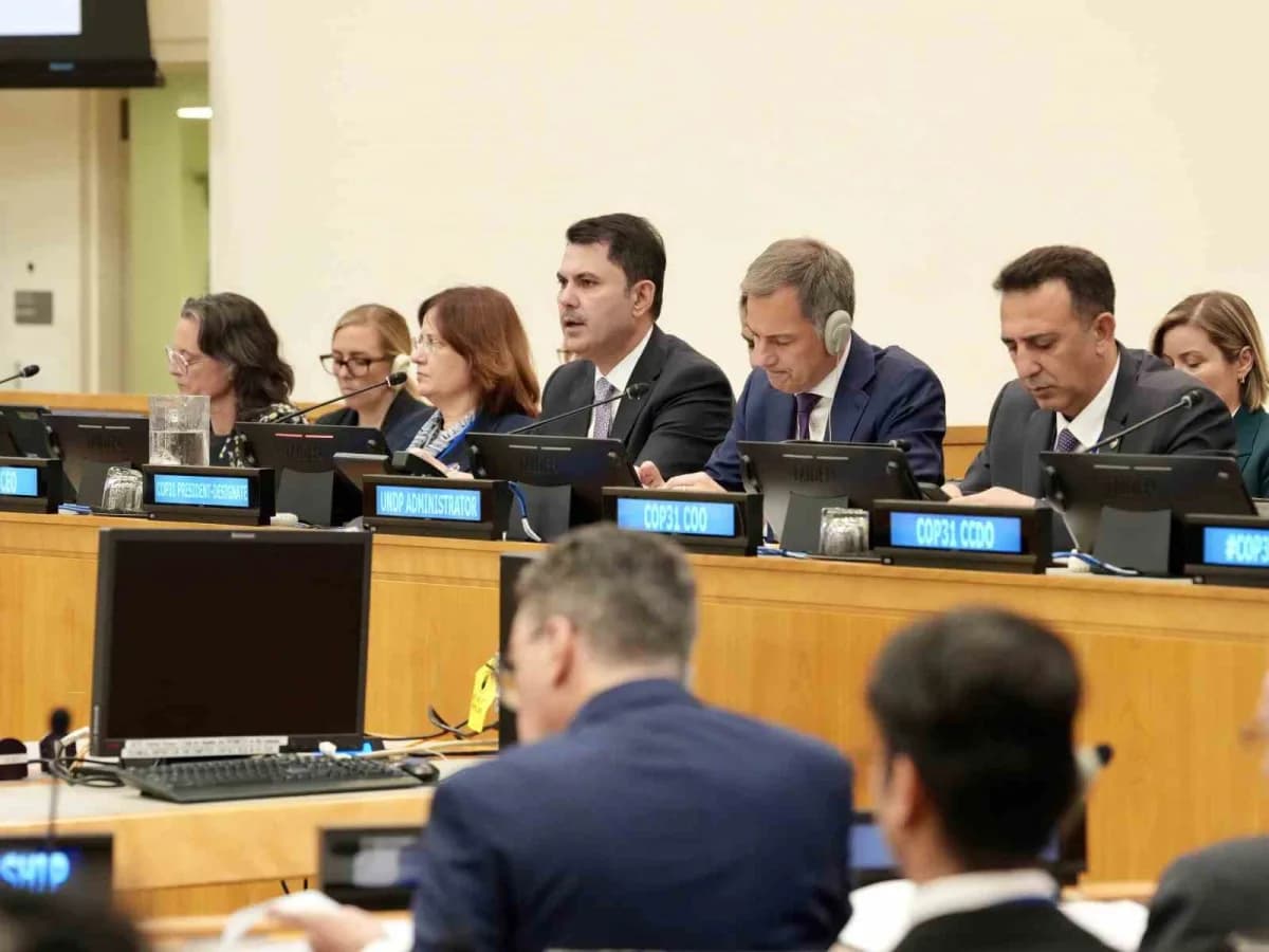 COP31 Başkanı ve Çevre, Şehircilik ve İklim Değişikliği Bakanı Murat Kurum, New York’ta Birleşmiş Milletler Kalkınma Pro