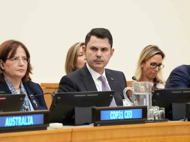 COP31 Başkanı ve Çevre, Şehircilik ve İklim Değişikliği Bakanı Murat Kurum, Birleşmiş Milletler’de (BM), BM Kalkınma Pro