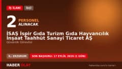 İSAŞ İspir Gıda Turizm Gıda Hayvancılık İnşaat Taahhüt Sanayi Ticaret AŞ güvenlik görevlisi iş ilanı