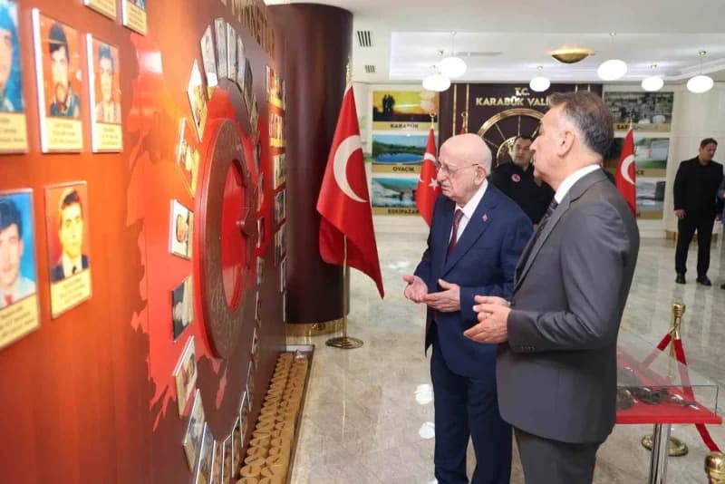 Türkiye Büyük Millet Meclisi’nin 27. Başkanı İsmail Kahraman, Eğitim hayatının bir bölümünü geçirdiği Karabük Demir Çeli