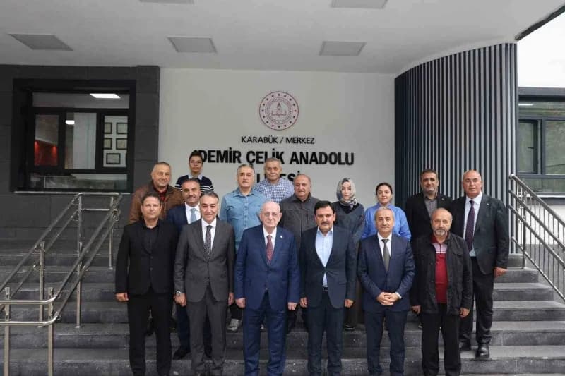 Türkiye Büyük Millet Meclisi’nin 27. Başkanı İsmail Kahraman, Eğitim hayatının bir bölümünü geçirdiği Karabük Demir Çeli