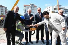 Isparta Davraz Mahallesi'nde Merve-İbrahim Çelik 4-6 Yaş Kur’an Kursu temel atma töreni