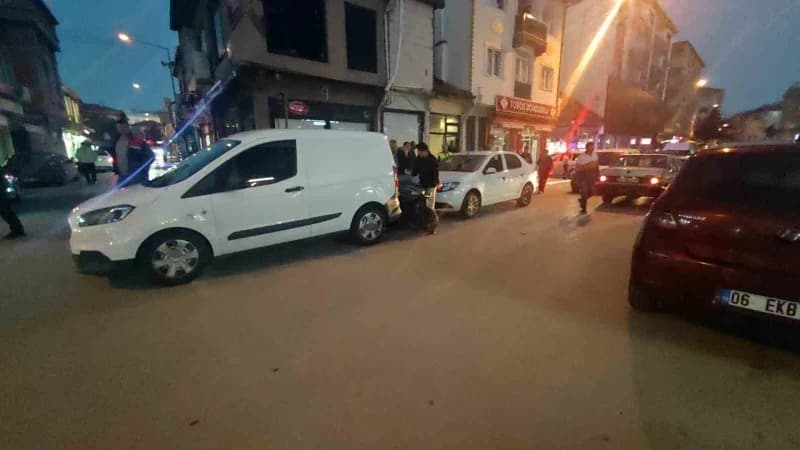 Isparta'da meydana gelen zincirleme trafik kazasında motosiklet sürücüsü yaralandı.