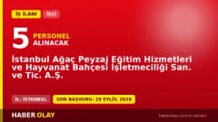 İstanbul Ağaç Peyzaj Eğitim Hizmetleri ve Hayvanat Bahçesi İşletmeciliği San. ve Tic. A.Ş. engelli işçi alımı ilanı
