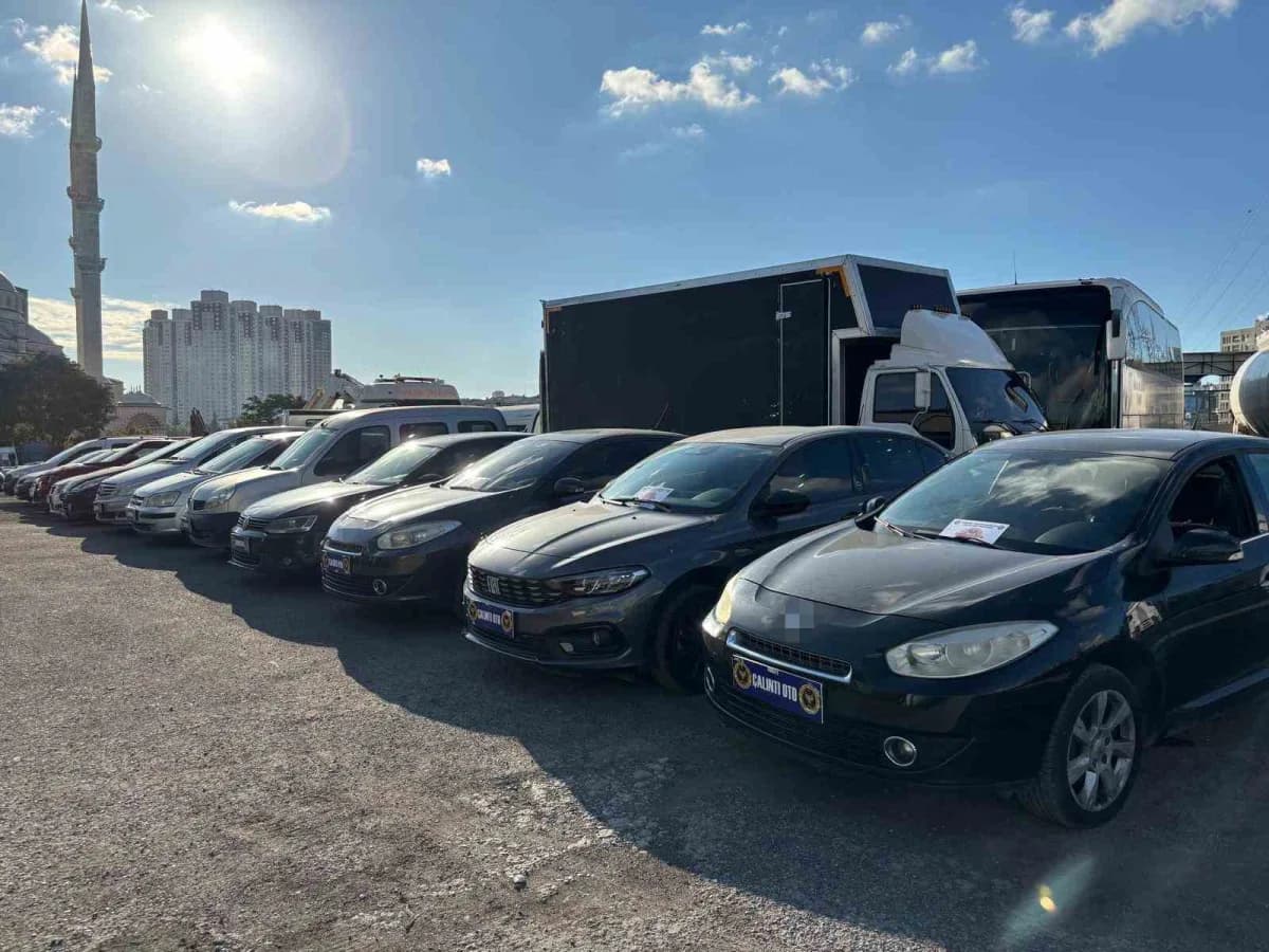 Çalınan araçlar