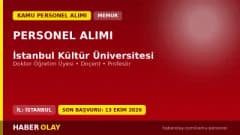 İstanbul Kültür Üniversitesi öğretim üyesi alımı ilanı 2026 başvuru detayları