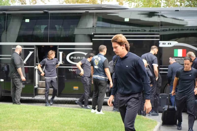 UEFA Uluslar a Ligi 1. Grup'taki ikinci maçında yarın a Milli Futbol Takımı ile karşılaşacak İtalya Milli Takımı, Bursa'