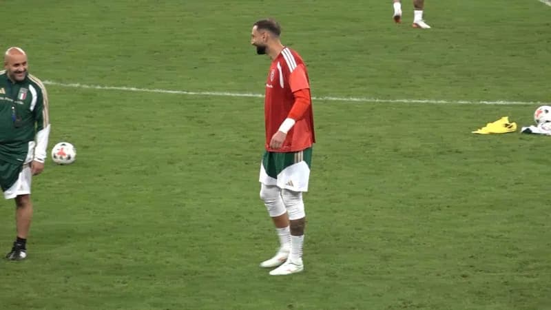 UEFA Uluslar a Ligi 1. Grup'taki ikinci maçında yarın a Milli Futbol Takımı ile Bursa'da karşılaşacak İtalya, mücadele ö