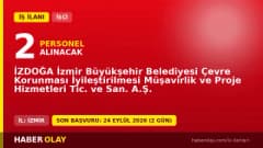 İzmir İzdoğa atık ayrıştırma personeli geçici işçi alımı ilanı 2026