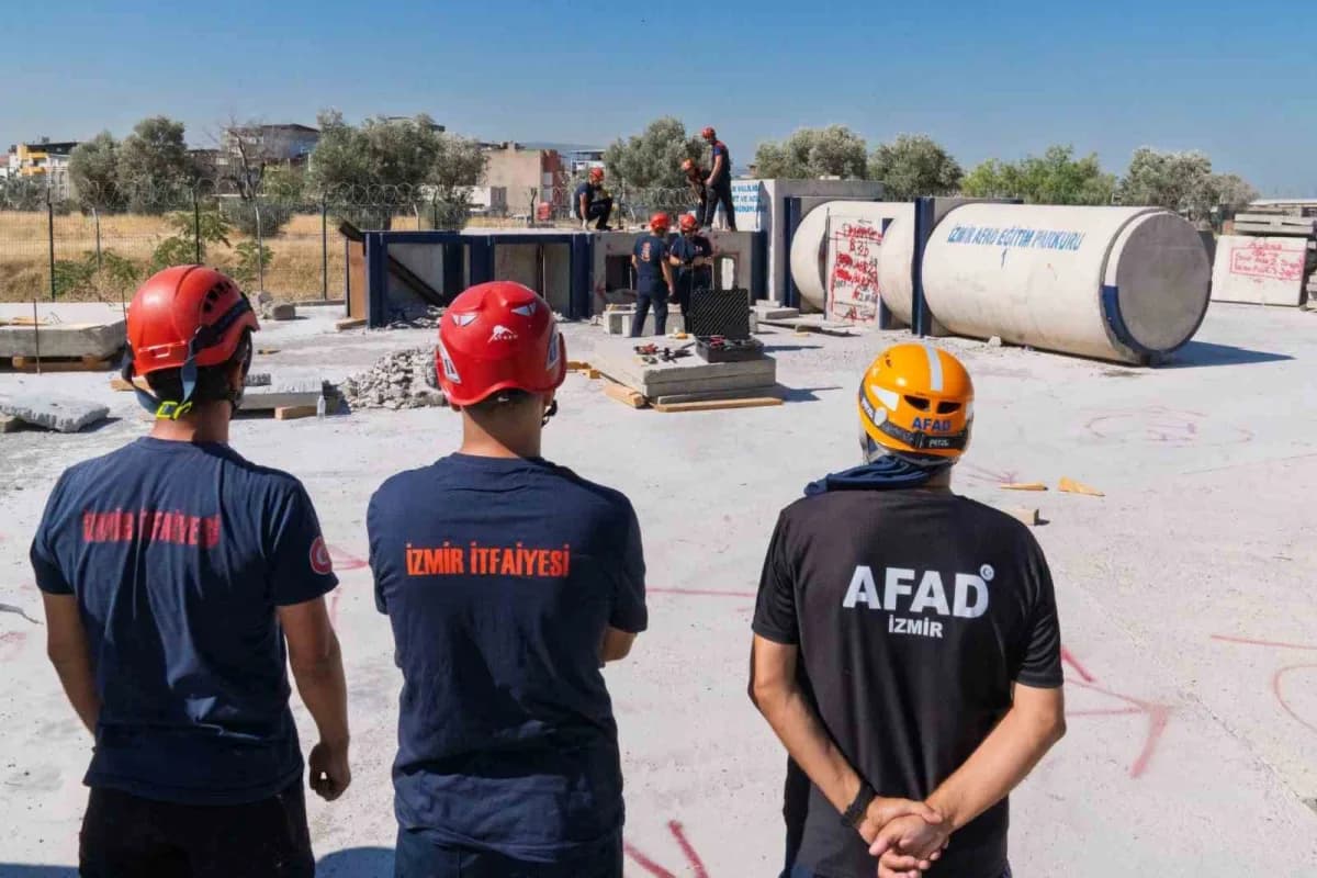 110 personel, enkaz altı Arama, sismik dinleme ve teknik Kurtarma alanlarında Uluslararası standartlara göre Eğitim görü