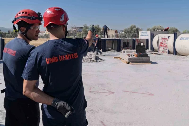 110 personel, enkaz altı Arama, sismik dinleme ve teknik Kurtarma alanlarında Uluslararası standartlara göre Eğitim görü