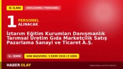 İztarım İzmir merkezde 1 geçici reyon görevlisi personel alımı ilanı