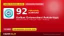 Kafkas Üniversitesi 92 sözleşmeli personel alımı ilanı 2026