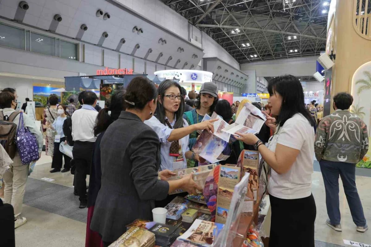 Japonya'da düzenlenen Turizm Expo 2026 Fuarı'nda Kapadokya'nın tanıtıldığı stant katılımcılardan yoğun ilgi gördü.