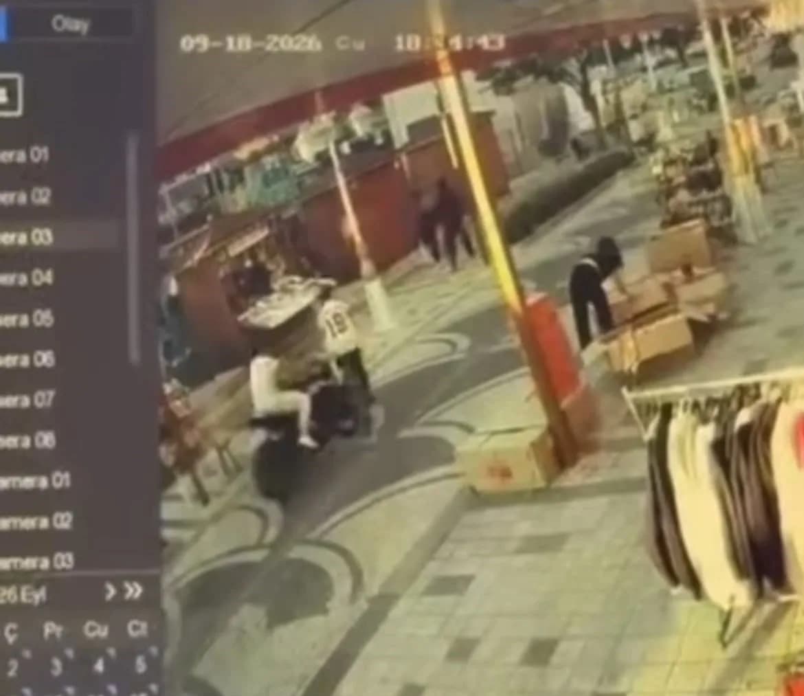 Tekirdağ Kapaklı’da trafiğe kapalı yolda motosikletin bisikletli çocuğa çarptığı kaza sonrası olay yeri