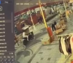 Tekirdağ Kapaklı’da trafiğe kapalı yolda motosikletin bisikletli çocuğa çarptığı kaza sonrası olay yeri