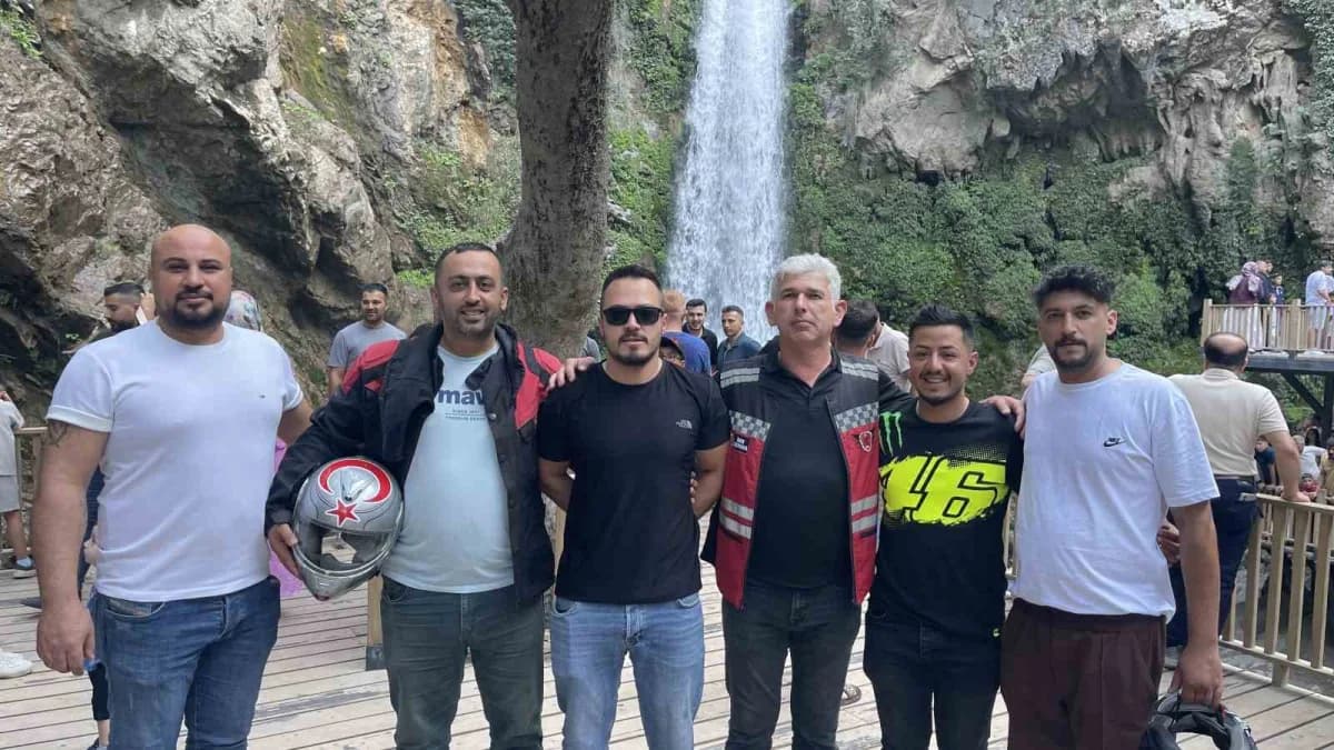 Osmaniye Karaçay Saklı Şelale çevresinde yeni yapılan sosyal tesisler ve doğa manzarası
